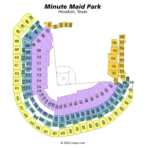 Click for Minute Maid Park Seating Chart